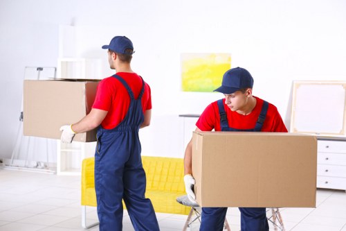 Office removals planning in Queensbury with business relocation materials