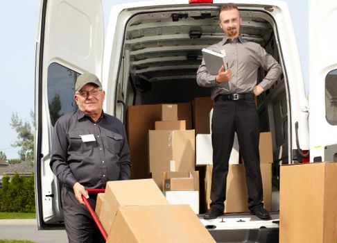 Commercial removals setup for an office move in Queensbury