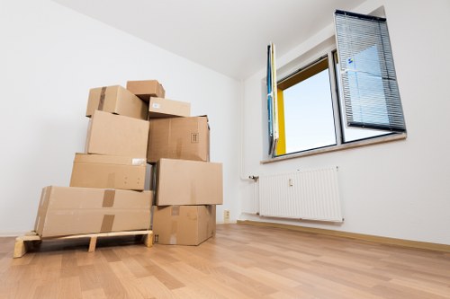 Secure and space-saving office storage solution in Queensbury