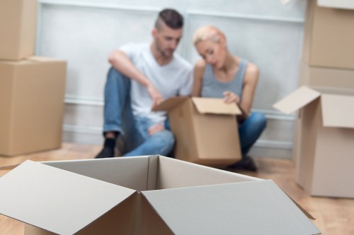 Professional team managing office removals and transport in Queensbury