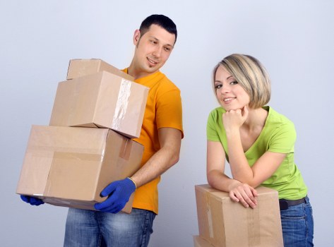 Moving team handling apartment furniture in Queensbury