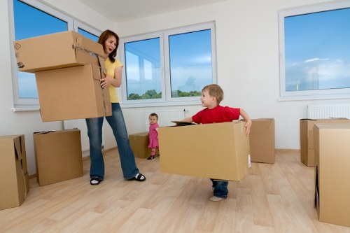 Organized commercial storage units for local companies
