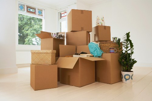Removal van ready for a home move in Queensbury